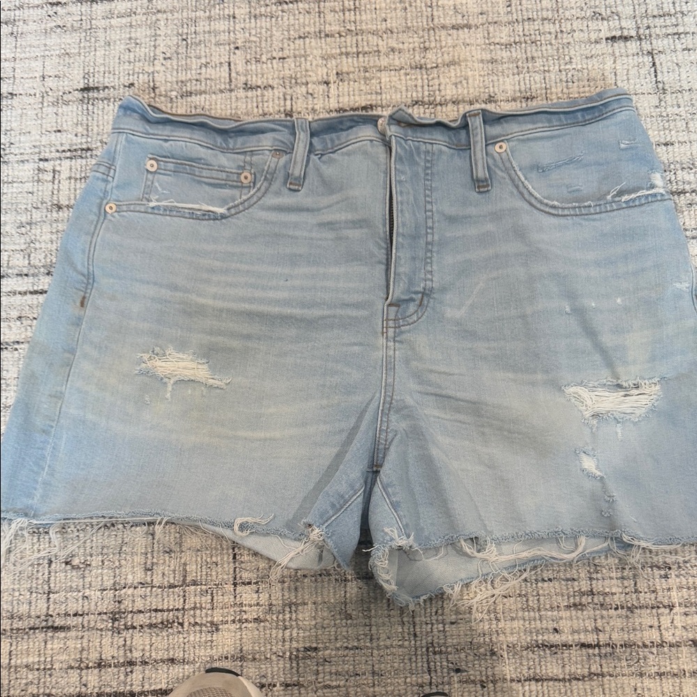 Madewell Light Blue Jean Shorts